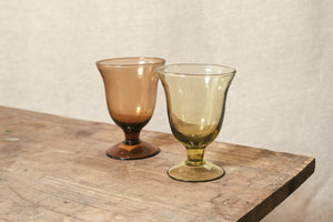 Brown Recycled Wine Glass