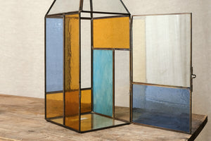 Coloured Glass Lantern