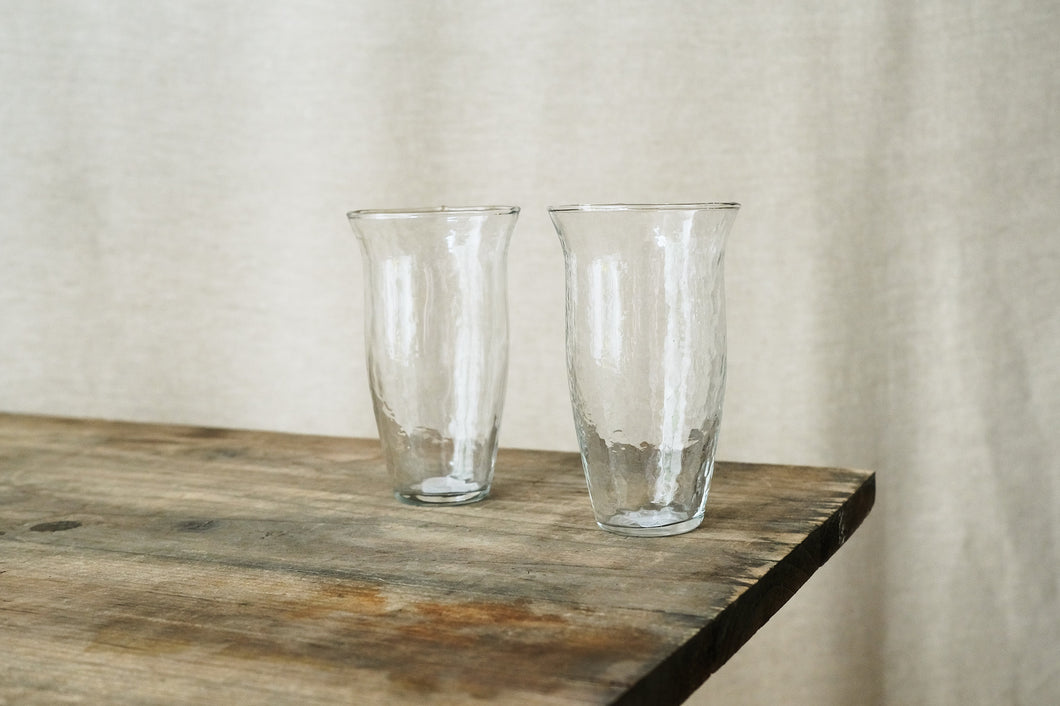 Hammered Water Glass