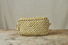 Load image into Gallery viewer, Mustard and Off-White Washbag
