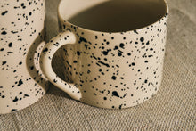 Load image into Gallery viewer, Black &amp; White Splatter Mug
