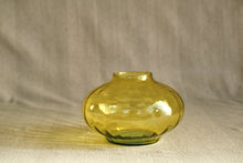 Load image into Gallery viewer, Low Yellow Glass Vase
