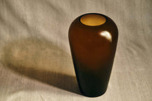 Load image into Gallery viewer, Rounded Brown Glass Vase
