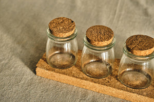 Cork & Glass Spice Rack