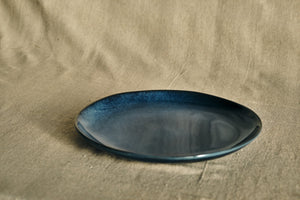 Deep Blue Ceramic Dinner Plate