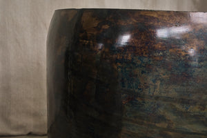 Antique Brown Iron Pot - Dia: 33cm, 39cm, 47cm