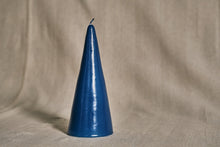 Load image into Gallery viewer, Blue Cone Candle
