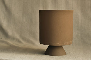 Matte Desert Taupe Urn Style Pot - Dia: 18cm