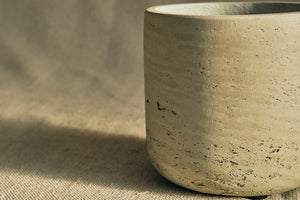 Straight Sided Cement Pot - Dia: 12cm, 15cm