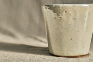 Pearly White Glazed Ceramic Pot - Dia: 13cm, 14cm, 17cm