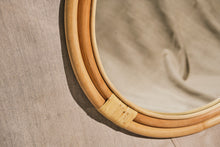 Load image into Gallery viewer, Round Rattan Wall Mirror
