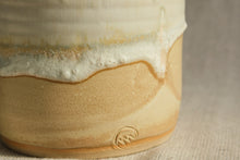 Load image into Gallery viewer, Handmade Ceramic Pot w/ White &amp; Natural Glaze - Dia: 14cm, 17cm
