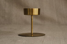 Load image into Gallery viewer, Antique Brass Tealight/Pillar Candle Holder
