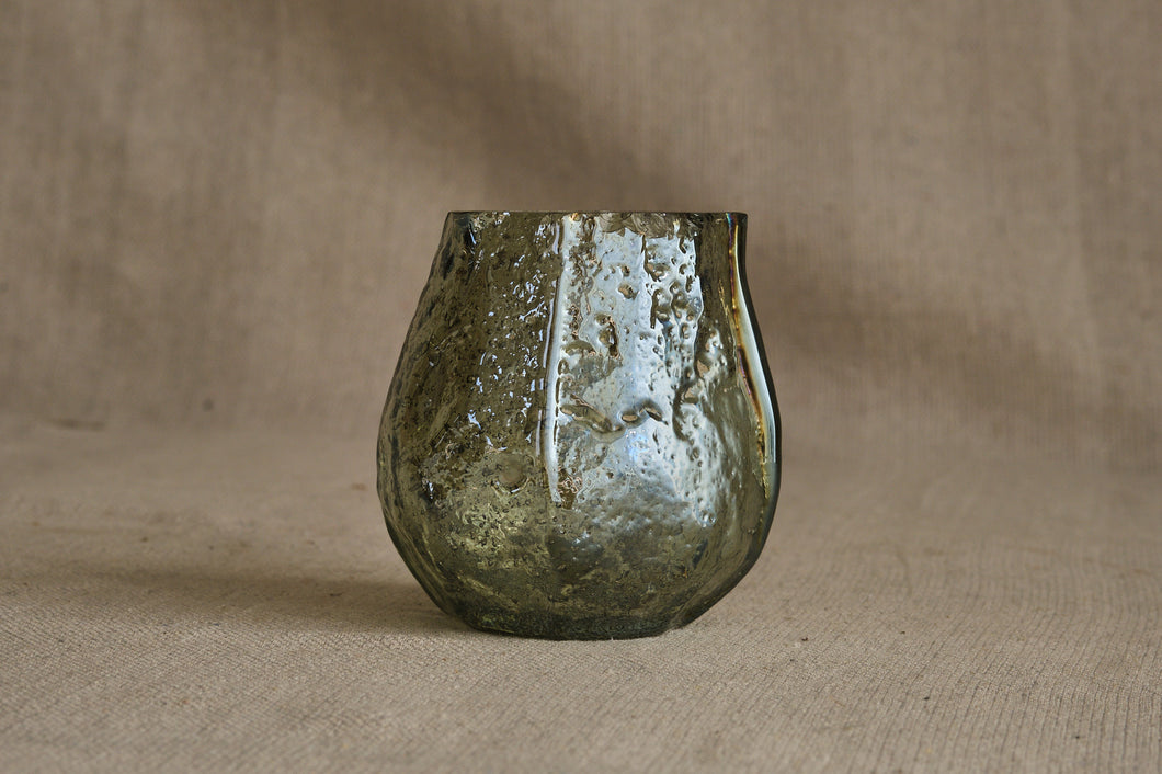 Textured Glass Bud Vase