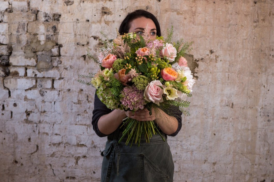 Apricot & Coral Posy